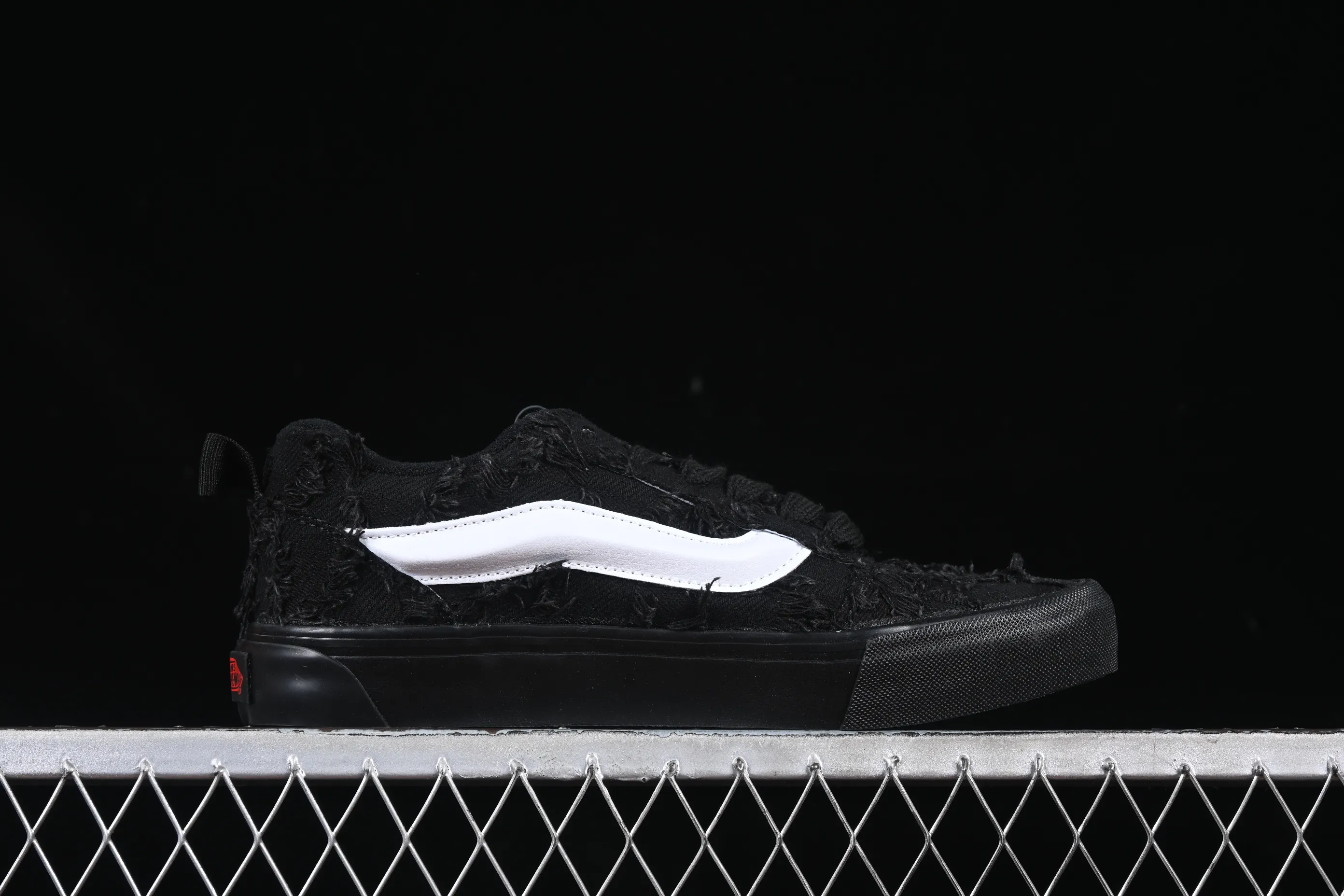 All categories Vans Vans series Vans Low Vans low-top Vans Knu Skool Vans denim rag low-top retro casual fat bread shoes VN0009QCBMA